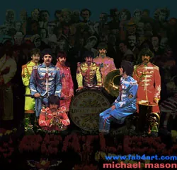 Sgt Pepper Album Art