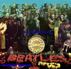 Sgt Pepper Album cover photo shoot