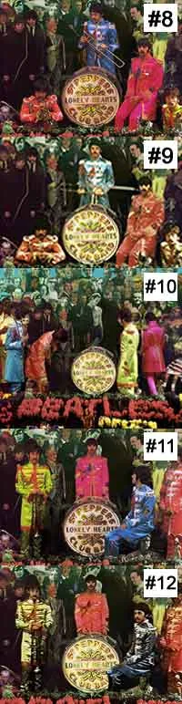 Sgt Peppers Album Art shots 8 to 12